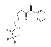 N-(5,6-dioxo-6-phenylhexyl)-2,2,2-trifluoroacetamide结构式