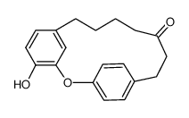 12-oxo-2-oxatricyclo[13.2.2.13,7]eicosa-1(18),3(20),4,6,15(19),16-hexaen-4-ol结构式