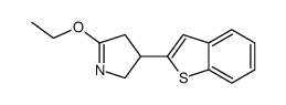 3-(1-benzothiophen-2-yl)-5-ethoxy-3,4-dihydro-2H-pyrrole结构式