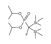 di-isopropyl bis(trimethylsilyl)fluoromethylphosphonate结构式