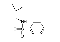 N-(2,2-dimethylpropyl)-4-methylbenzenesulfonamide Structure