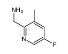 (5-fluoro-3-methylpyridin-2-yl)methanamine结构式