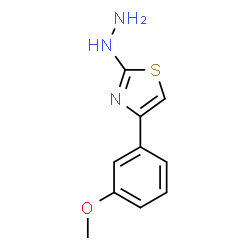 4-(3-METHOXYPHENYL)-2(3H)-THIAZOLONE HYDRAZONE结构式