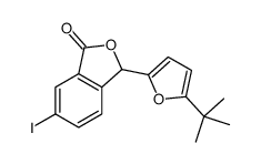 3-(5-tert-butylfuran-2-yl)-6-iodo-3H-2-benzofuran-1-one Structure