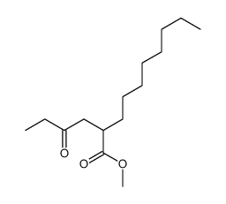 methyl 2-(2-oxobutyl)decanoate Structure