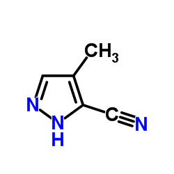 1H-Pyrazole-3-carbonitrile,4-methyl- Structure