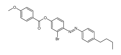 [3-bromo-4-[(4-butylphenyl)diazenyl]phenyl] 4-methoxybenzoate结构式