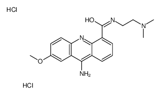 9-Amino-N-(2-(dimethylamino)ethyl)-7-methoxy-4-acridinecarboxamide dih ydrochloride picture