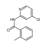 Benzamide, N-(4-chloro-2-pyridinyl)-2-methyl结构式