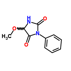 5-Methoxy-3-phenyl-2,4-imidazolidinedione Structure