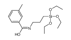 3-methyl-N-(3-triethoxysilylpropyl)benzamide Structure