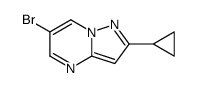 6-Bromo-2-cyclopropylpyrazolo[1,5-a]pyrimidine Structure