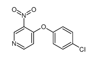 4-(4-chlorophenoxy)-3-nitropyridine结构式