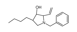 (2S,3R,4S)-1-benzyl-4-butyl-2-ethenylpyrrolidin-3-ol Structure