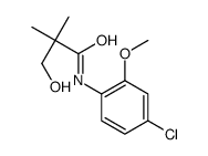 N-(4-chloro-2-methoxyphenyl)-3-hydroxy-2,2-dimethylpropanamide Structure