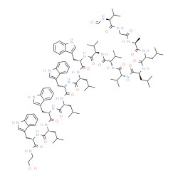 gramicidin A, Leu(5)-结构式