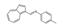 1-azulen-1-yl-N-(4-methylphenyl)methanimine Structure