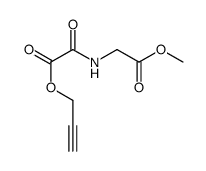 prop-2-ynyl 2-[(2-methoxy-2-oxoethyl)amino]-2-oxoacetate结构式