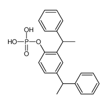 2,4-bis(1-phenylethyl)phenyl dihydrogenphosphate结构式