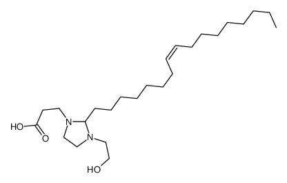 (Z)-1-(2-carboxylatoethyl)-2-(heptadec-8-enyl)-4,5-dihydro-3-(2-hydroxyethyl)-1H-imidazolium结构式