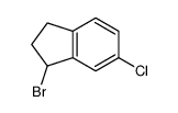 1-bromo-6-chloro-2,3-dihydro-1H-indene Structure