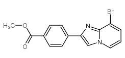 methyl 4-(8-bromoimidazo[1,2-a]pyridin-2-yl)benzoate Structure