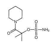 2-methyl-1-oxo-1-(piperidin-1-yl)propan-2-yl sulfamate结构式