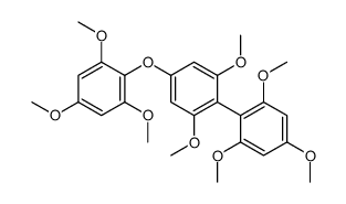 1,3-dimethoxy-5-(2,4,6-trimethoxyphenoxy)-2-(2,4,6-trimethoxyphenyl)benzene Structure