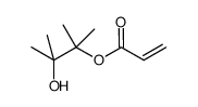 2-propenoic acid 2-hydroxy-1,1,2-trimethylpropyl ester结构式