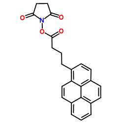 1-Pyrenebutanoic acid, succinimidyl ester structure