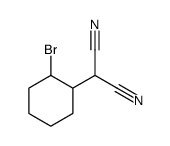 2-(2-bromocyclohexyl)propanedinitrile Structure