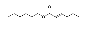 hexyl hept-2-enoate结构式
