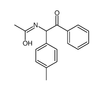 N-[1-(4-methylphenyl)-2-oxo-2-phenylethyl]acetamide结构式