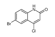 2(1H)-Quinolinone, 6-bromo-4-chloro结构式