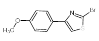 2-bromo-4-(4-methoxyphenyl)-1,3-thiazole结构式