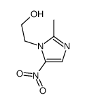2-(2-methyl-5-nitroimidazol-1-yl)ethanol结构式