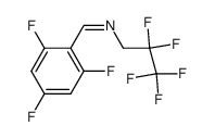 2,2,3,3,3-pentafluoro-N-[(2,4,6-trifluorophenyl)methylene]-1-propanamine结构式