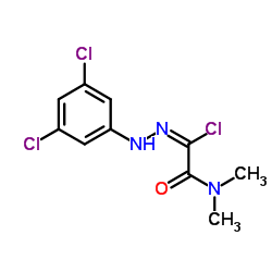 2-Chloro-2-[2-(3,5-dichlorophenyl)hydrazono]-N,N-dimethylacetamide结构式