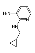 N2-(cyclopropylmethyl)pyridine-2,3-diamine结构式