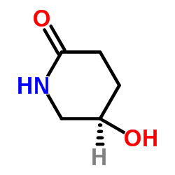 (R)-5-Hydroxypiperidin-2-one structure