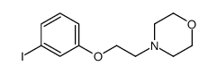 4-[2-(3-iodophenoxy)ethyl]morpholine结构式