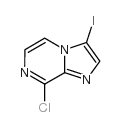 8-氯-3-碘咪唑并[1,2-a]吡嗪结构式