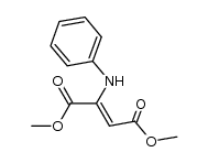 dimethyl 1-(N-phenylamino)-ethene-1,2-dicarboxylate结构式