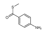 S-methyl 4-aminobenzenecarbothioate Structure