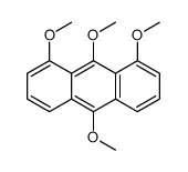 1,8,9,10-tetramethoxyanthracene Structure