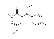 dimethyl 2-(ethyl(p-tolyl)amino)maleate Structure
