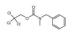 β,β,β-Trichloroethyl Benzylmethylaminoformate结构式