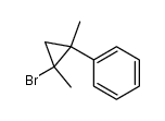 r-1-bromo-1-methyl-c-2-methyl-t-2-phenylcyclopropane结构式