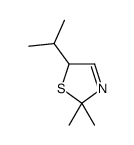 (9CI)-2,5-二氢-2,2-二甲基-5-(1-甲基乙基)- (9CI)噻唑结构式