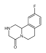 10-fluoro-1,2,3,6,7,11b-hexahydropyrazino[2,1-a]isoquinolin-4-one结构式
